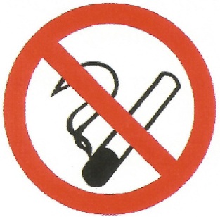 No Smoking sign